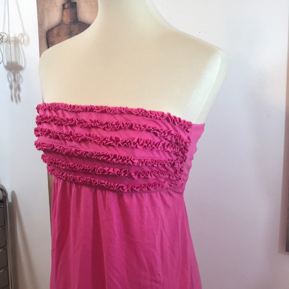 Pink Ruffled Top Dress - Picture 3 of 4